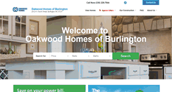 Desktop Screenshot of oakwoodhomesofburlington.com